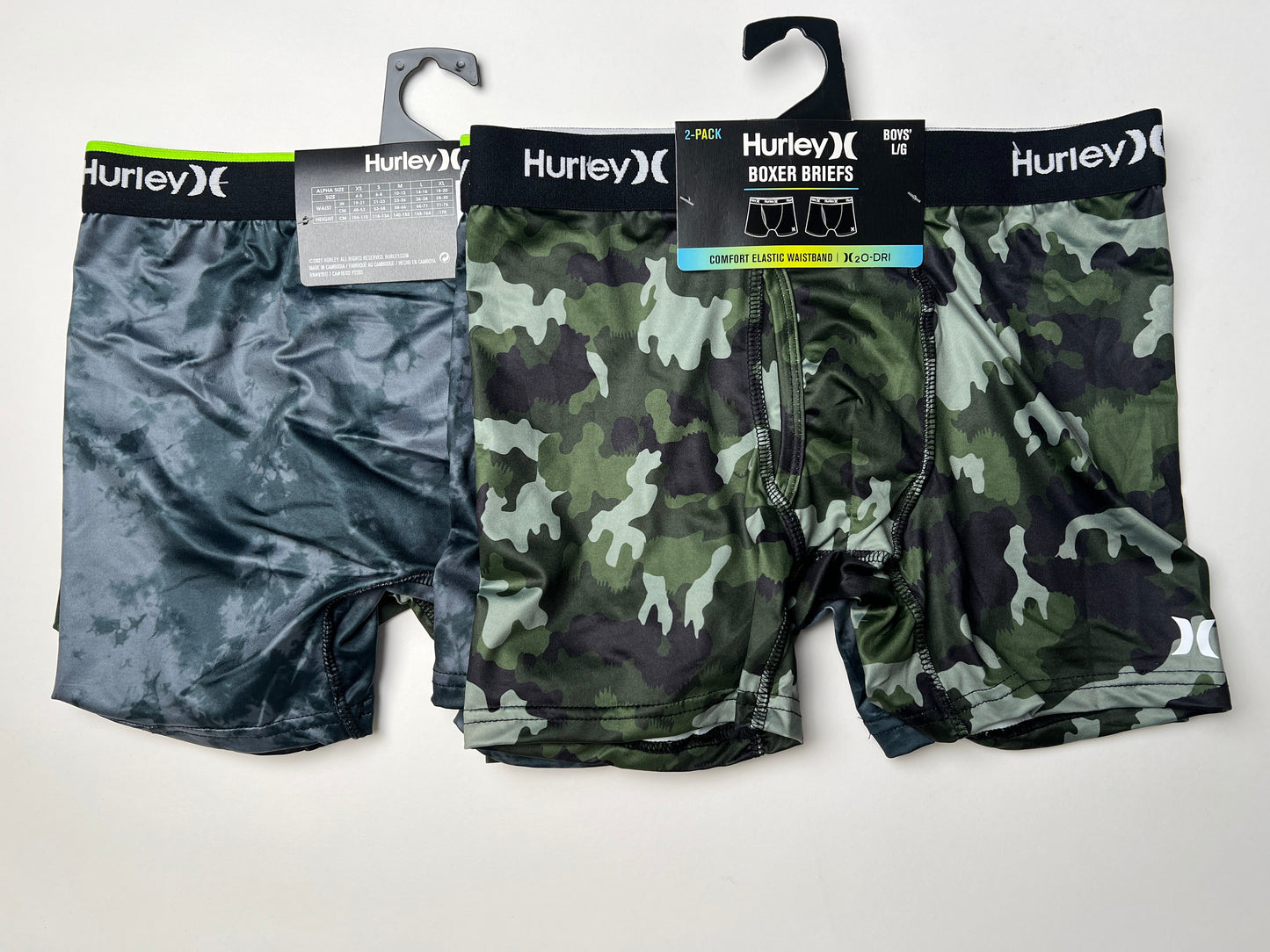Hurley - Youth Boxer Briefs 2 pack - Bundle of 6 - NWT
