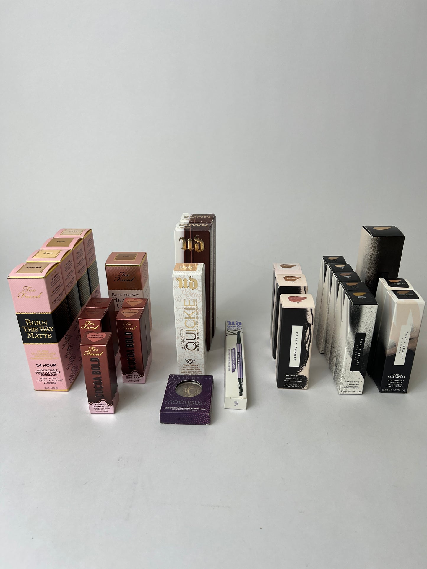 Mixed Makeup bundle - Too Faced, Urban Decay, Fenty Beauty - NIB