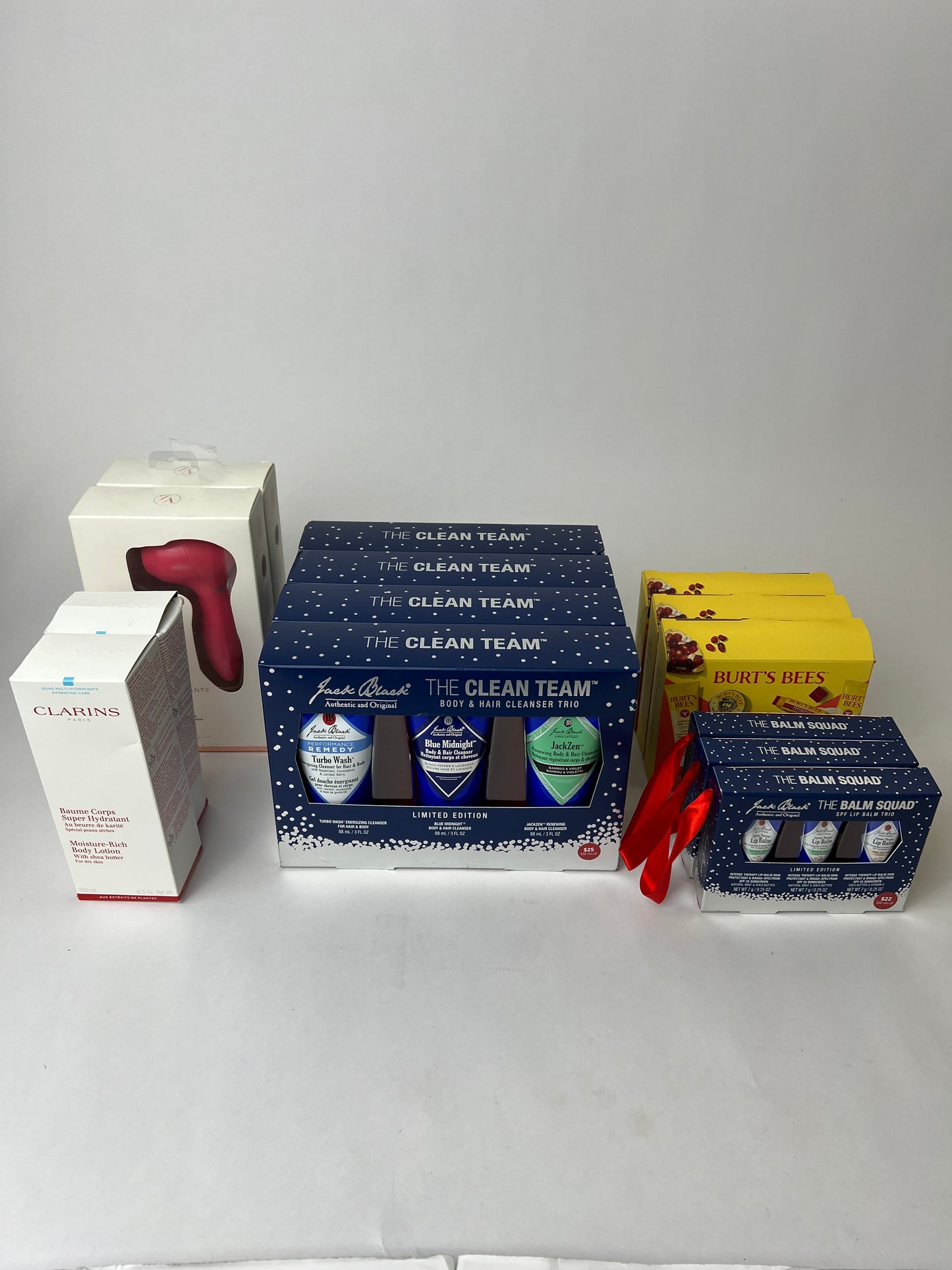 Skincare Kit Bundle - Jack Black, Burts Bee, Clarins, Zoa Ayla - NIB