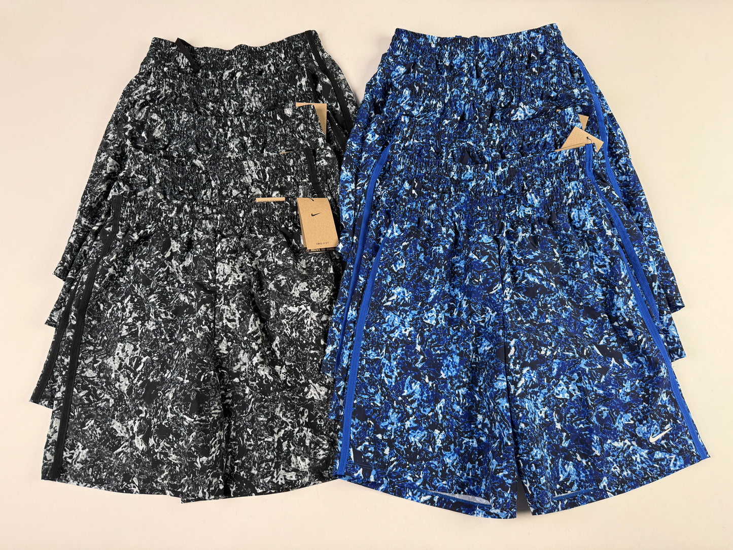 Boys Youth Nike Speckled Athletic Shorts - Bundle of 8 -NWT