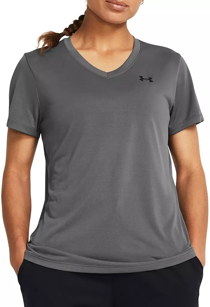 Women's Underarmour - Short Sleeve V-neck T-Shirts - Sz. Medium - Grey - Bundle of 7 - NWT