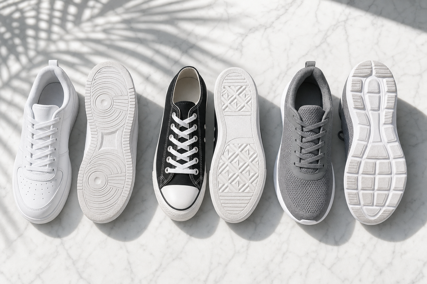 Store-return shoe wear examples