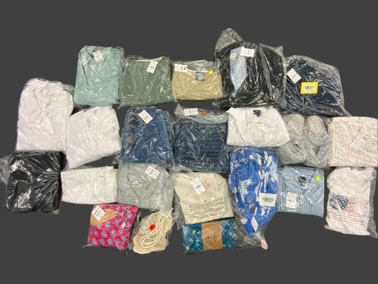 J.Crew Women’s and Men’s Apparel & Accessories Bundle (Mixed Lot of 23 Items)