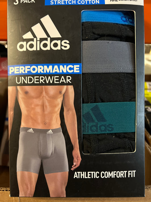 Men’s Adidas Performance Cotton Boxer Briefs -3 pack - Bundle of 10 - NIB