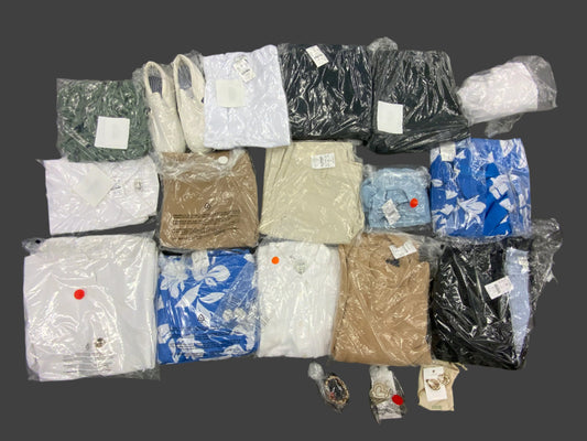 J.Crew Women’s and Men’s Apparel & Accessories Bundle (Mixed Lot of 19 Items)