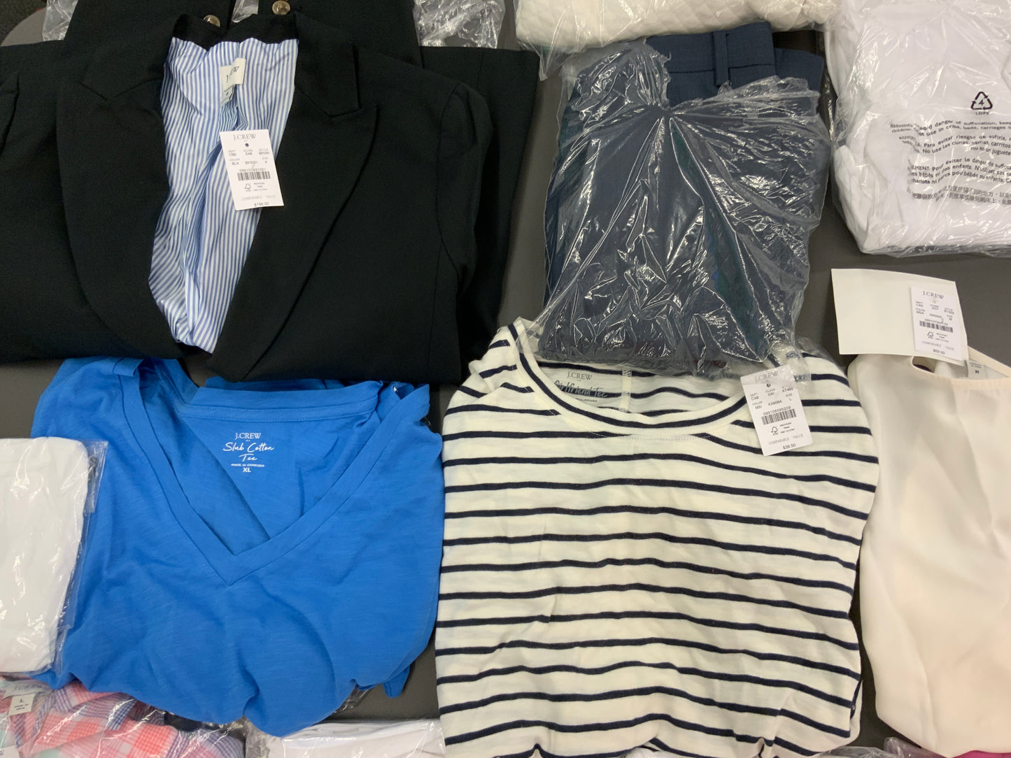 J.Crew Women’s and Men’s Apparel & Accessories Bundle (Mixed Lot of 24 Items)