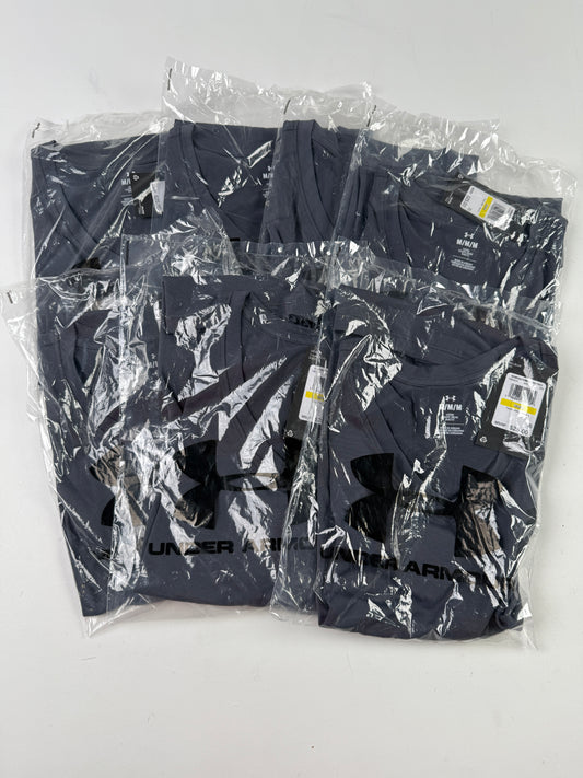 Women's Underarmour - Short Sleeve V-neck T-Shirts - Sz. Medium - Grey - Bundle of 7 - NWT