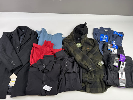 Fall/Winter Men’s Assorted Apparel Bundle of 9