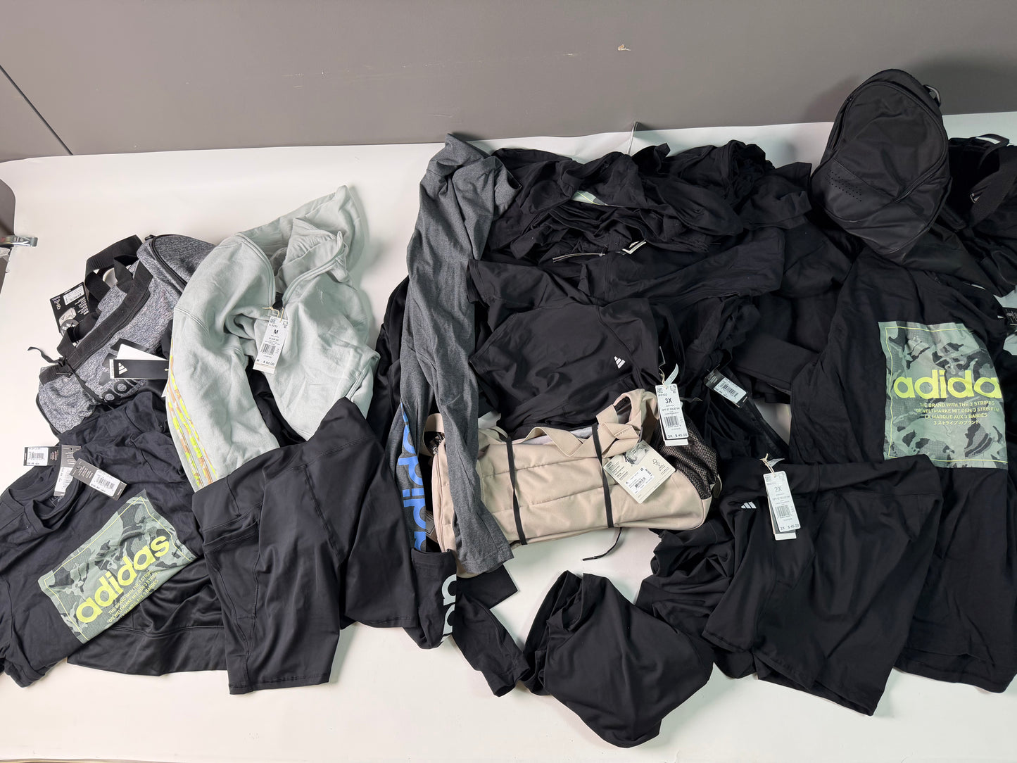 ADIDAS Premium Auction Lot! Shirts, Pants, Bags, and more! NWT