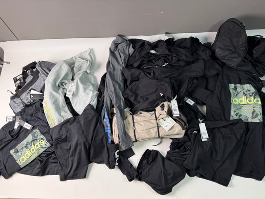 ADIDAS Premium Auction Lot! Shirts, Pants, Bags, and more! NWT