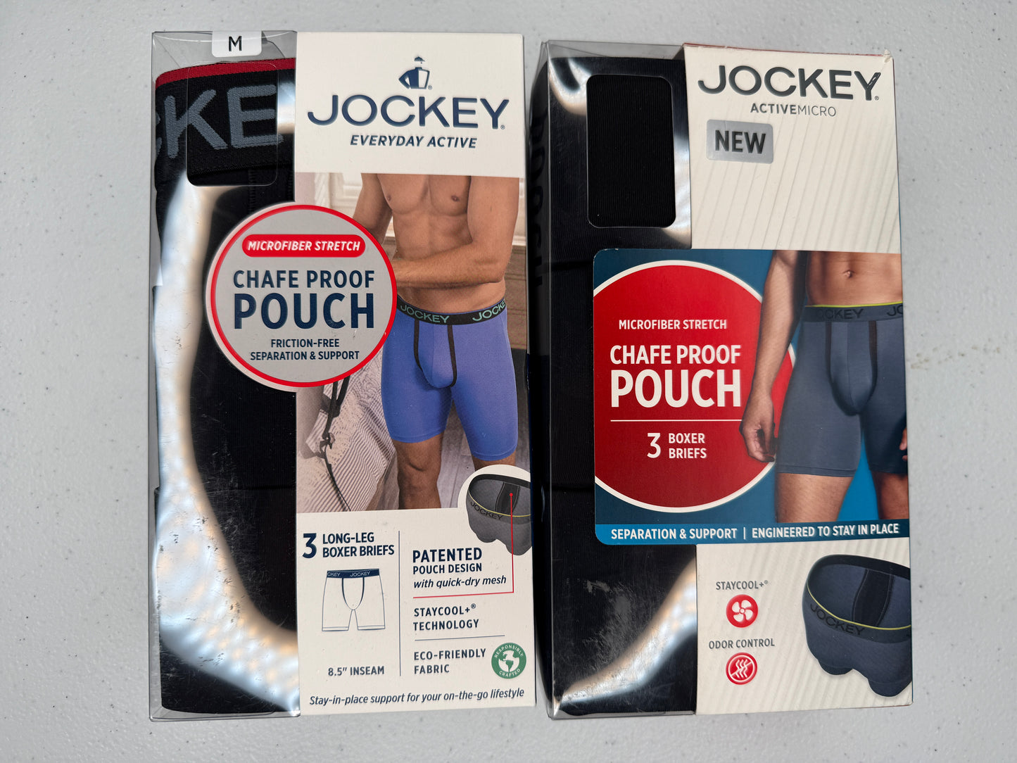 Men's Jockey Underwear, NWT, Assorted Sizes