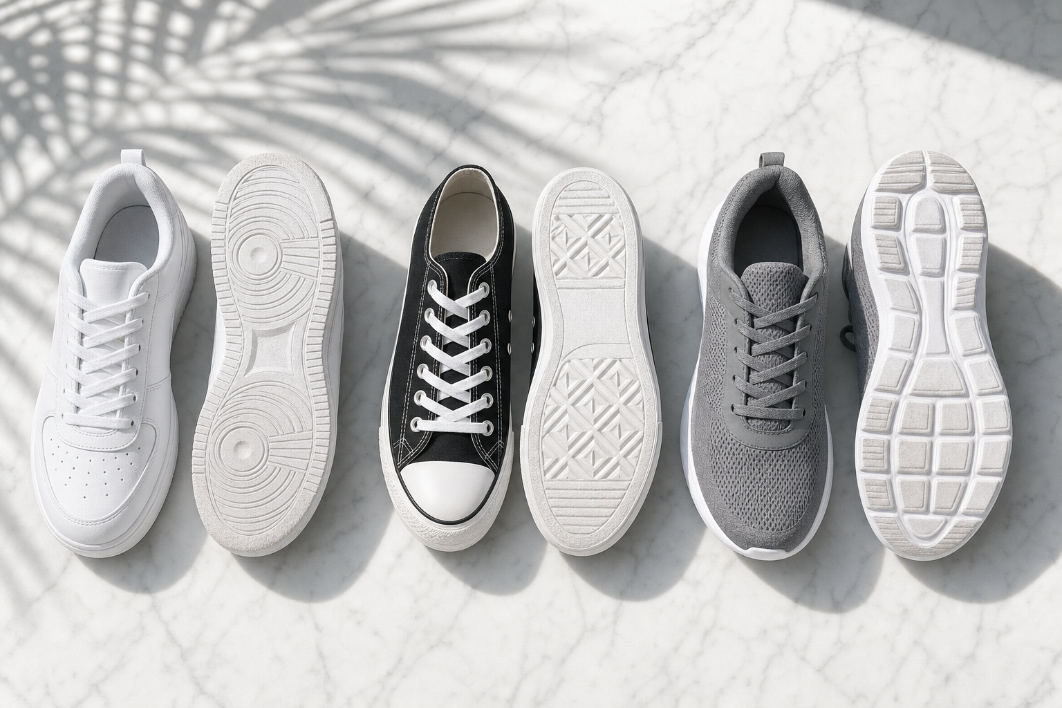 Store-return shoe wear examples