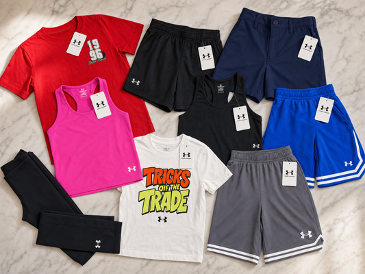 Under Armour Kids Activewear Bundle — 10 brand-new items with hard tags