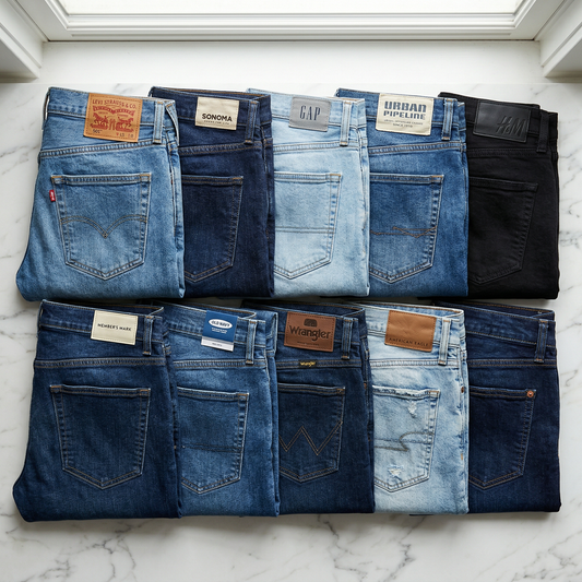 Men's Jeans Bundle — 10 Items