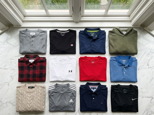 Men's Tops Bundle — 25 Items