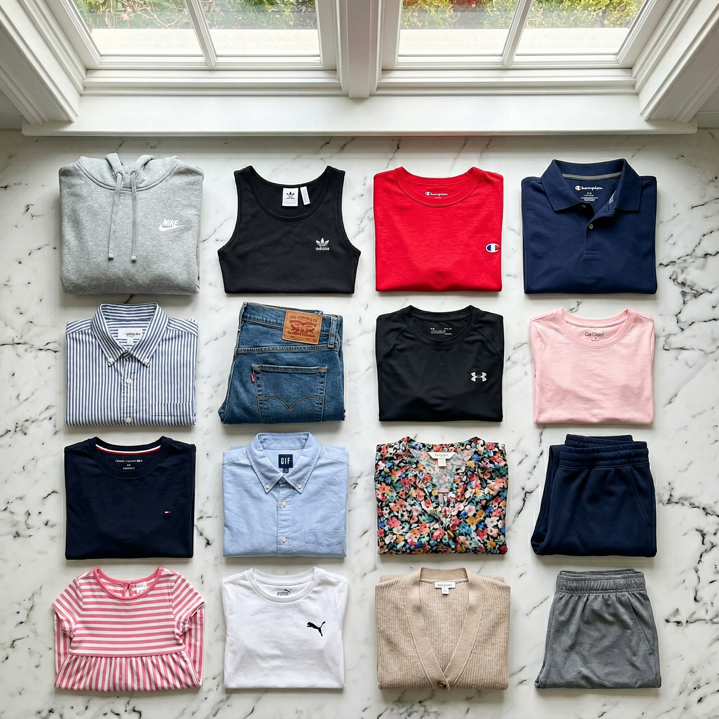 Mixed Clothing Bundle — 50 Items