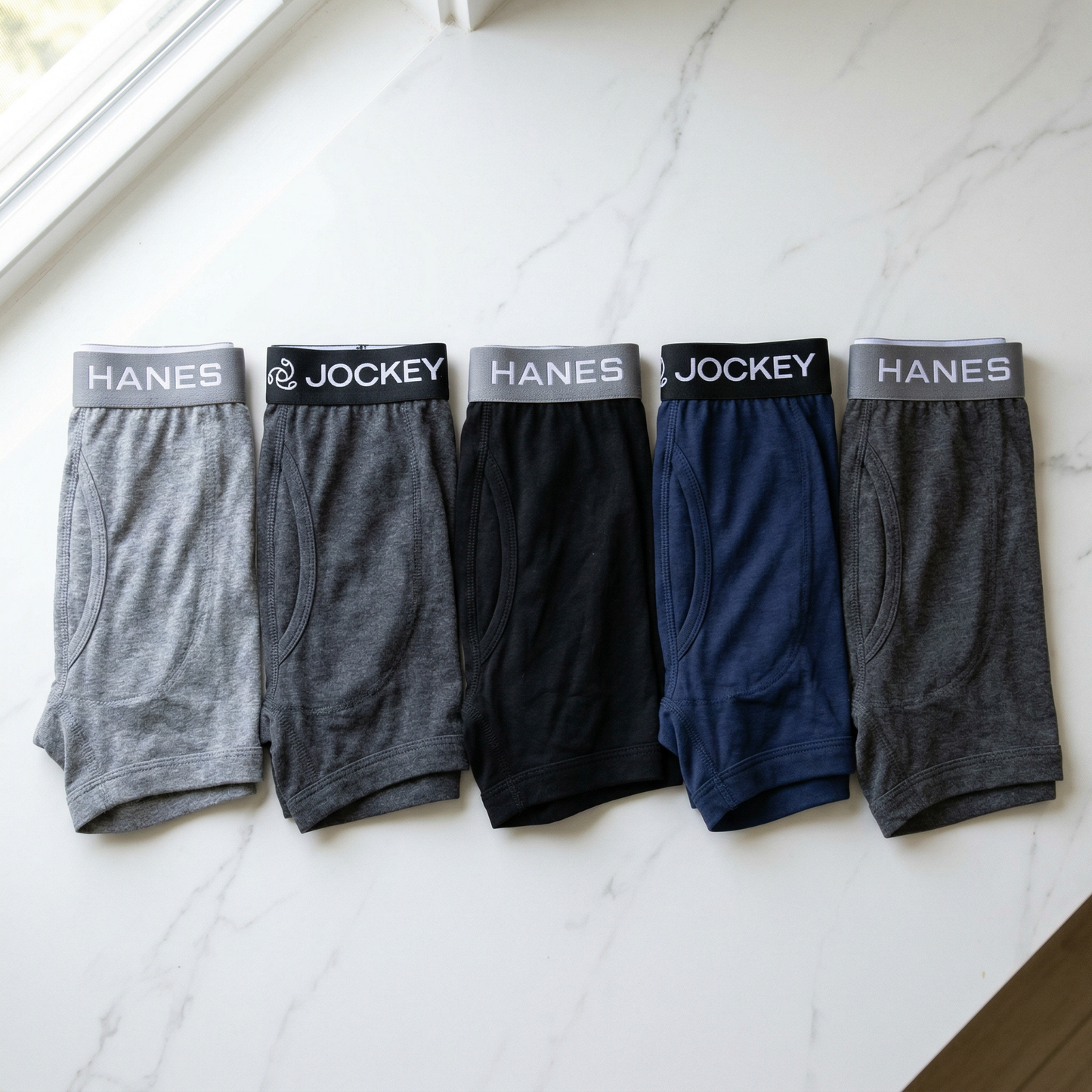 Men's / Boys Open Box Underwear Bundle — 50 Items