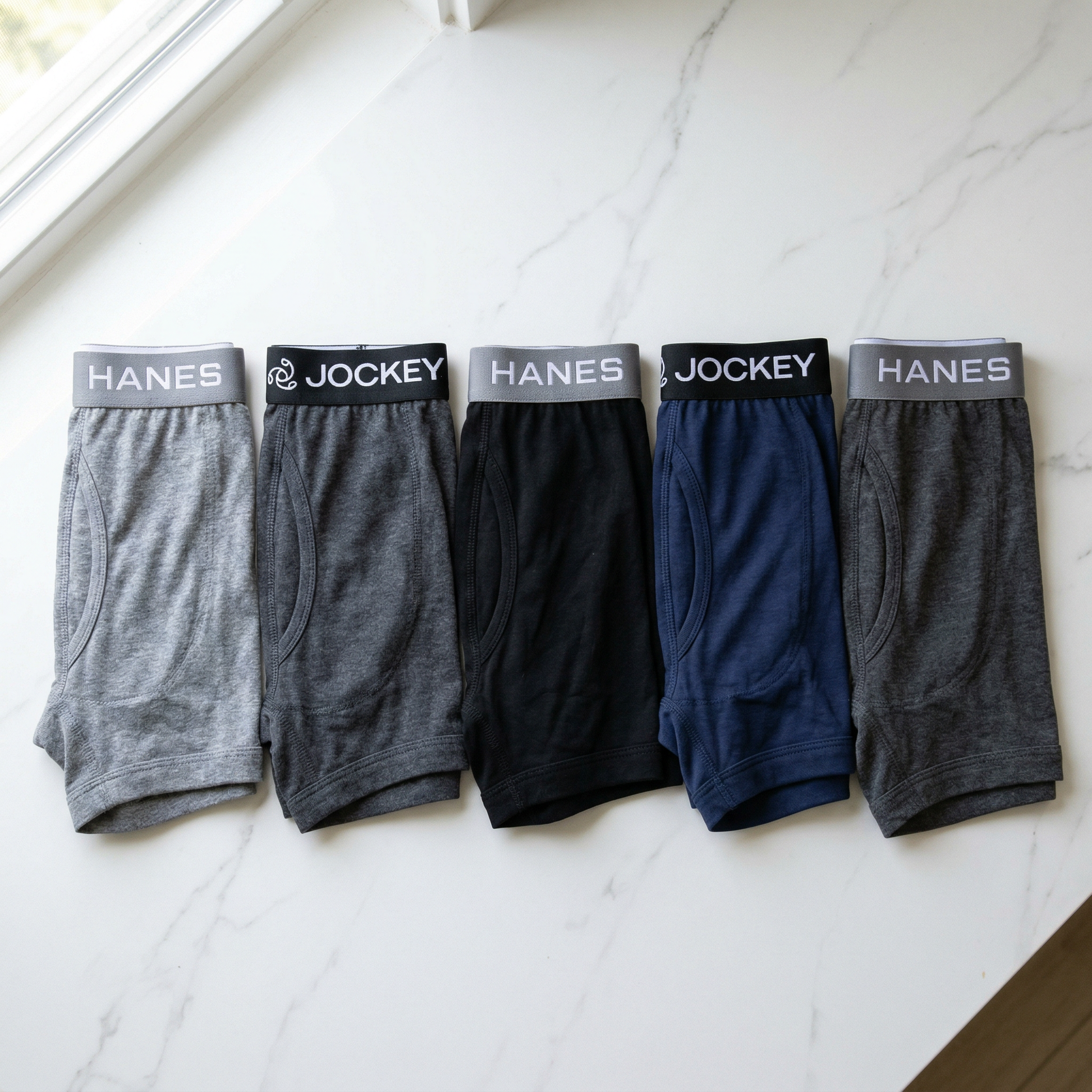 Men's / Boys Open Box Underwear Bundle — 50 Items